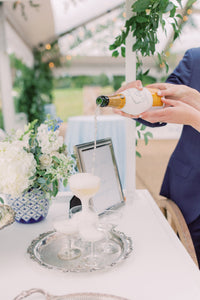 Custom Hand-Painted Champagne Bottle - Bachelorette, Bridal, Wedding, Anniversary Gift