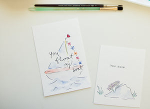 You Float My Boat - birthday, anniversary, engagement, bachelorette, baby shower card